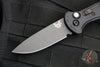 Benchmade Mini Claymore OTS Auto Knife- Black Body- Dark Gray Plain Edge Blade 9570BK