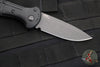 Benchmade Mini Claymore OTS Auto Knife- Black Body- Dark Gray Plain Edge Blade 9570BK