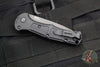 Benchmade Mini Claymore OTS Auto Knife- Black Body- Dark Gray Plain Edge Blade 9570BK