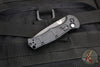 Benchmade Mini Claymore OTS Auto Knife- Black Body- Dark Gray Plain Edge Blade 9570BK