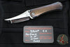 Borka Blades- Marfione- Bond Knives 4 Horseman SBHF- Tanto Diamond Wash Blade