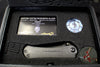 Borka Blades/Marfione Custom Knives Collaboration SBKF Custom Folder Set- Carboquartz with DLC Finished Blade And Hitex Tritium Inlaid Chip
