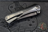 Borka Blades/Marfione Custom Knives Collaboration SBKF Custom Folder Set- Carboquartz with DLC Finished Blade And Hitex Tritium Inlaid Chip