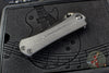 Borka Blades/Marfione Custom Knives Collaboration SBKF Custom Folder Set- Carboquartz with DLC Finished Blade And Hitex Tritium Inlaid Chip