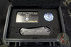 Borka Blades/Marfione Custom Knives Collaboration SBTF Custom Folder Set- Carboquartz with DLC Finished Blade And Hitex Tritium Inlaid Chip