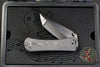 Borka Blades/Marfione Custom Knives Collaboration SBTF Custom Folder Set- Carboquartz with DLC Finished Blade And Hitex Tritium Inlaid Chip