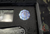 Borka Blades/Marfione Custom Knives Collaboration SBTF Custom Folder Set- Carboquartz with DLC Finished Blade And Hitex Tritium Inlaid Chip