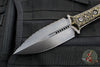 Borka Custom SBD- Double Edge Dagger- 2Saints Skull Custom Handle Scales- DLC Full Serrated Blade- Last One