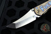 Borka SBHF Custom Folder- F-OFF Flamed Titanium with Satin Chisel Ground Blade