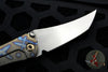 Borka SBHF Custom Folder- F-OFF Flamed Titanium with Satin Chisel Ground Blade
