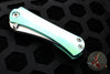 Borka SBHF Custom Folder- Green Anodized Titanium with Satin Chisel Ground Blade