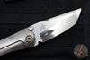 Borka Blades/Sean Marfione Summit Collaboration SBTF Custom Folder - Bloodwash Finished Titanium- Diamond Wash Finished Blade