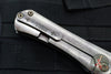 Borka Blades/Sean Marfione Summit Collaboration SBTF Custom Folder - Bloodwash Finished Titanium- Diamond Wash Finished Blade