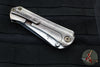 Borka Blades/Sean Marfione Summit Collaboration SBTF Custom Folder - Bloodwash Finished Titanium- Diamond Wash Finished Blade