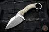 Borka Blades SRambit Fixed Blade -Stonewash with Green Micarta Scales