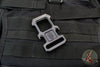 Ti2 Design Shiner- Titanium Bottle Opener Tool- Borka Skull Logo- Black Worn Finish