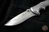 Brian Tighe Custom all Damasteel Breaker Style Thumg Assisted Recurve Folder