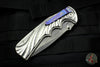 Brian Tighe Custom all Damasteel Breaker Style Thumg Assisted Recurve Folder