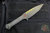 Blackside Customs Fedele X- Tanto Edge- Bounty Hunter Blade- Black Camo Carbon Fiber Scales- BSC-FX-BH-BLKCAMO