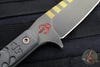Blackside Customs Fedele X- Tanto Edge- Bounty Hunter Blade- Black Camo Carbon Fiber Scales- BSC-FX-BH-BLKCAMO