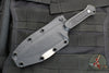 Blackside Customs Fedele X- Tanto Edge- Stonewash with Black G-10 Scales BSC-FX-SW-BLKG10
