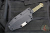 Blackside Customs Fedele X- Tanto Edge- Stonewash with OD Green G-10 Scales BSC-FX-SW-ODG10