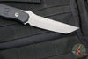 Blackside Customs Kimura Fixed Blade - Gray Matter Finish- Black G-10 Scales BSC-K1-GM-BLKG10