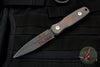 Blackside Customs Phase 7- Double Edge Dagger - Black 350 Finish with Red/Black Camo Carbon Fiber Scales BSC-P7-350 FINISH-RED/BLACK CAMO CARBON