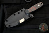 Blackside Customs Phase 7- Double Edge Dagger - Black 350 Finish with Red/Black Camo Carbon Fiber Scales BSC-P7-350 FINISH-RED/BLACK CAMO CARBON