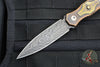 Blackside Customs Starlingear Colaboration- Copper Handled Phase 7- Double Edge Damascus Dagger - One Off Art Deco