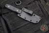 Blackside Customs Plan B Fixed Blade- Gray Matter Finish- Black G-10 Scales BSC-PB-GM-BLKG10