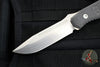 Blackside Customs Plan B Fixed Blade - Stonewash Finish- Carbon Fiber Scales BSC-PB-SW-CF