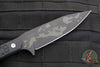 Blackside Customs Fedele X- Tanto Edge- Black Multicam Finish- Black G-10 Scales BSC-FX-BLK-BLKMULTI