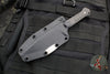 Blackside Customs Fedele X- Tanto Edge- Stonewash with Carbon Fiber Scales BSC-FX-SW-CF