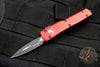 Microtech CALIFORNIA LEGAL Red UTX-70 Double Edge (OTF) Black Blade CA147-1 RD