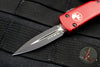 Microtech CALIFORNIA LEGAL Red UTX-70 Double Edge (OTF) Black Blade CA147-1 RD
