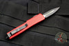 Microtech CALIFORNIA LEGAL Red UTX-70 Double Edge (OTF) Black Blade CA147-1 RD