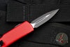 Microtech CALIFORNIA LEGAL Red UTX-70 Double Edge (OTF) Black Blade CA147-1 RD