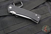 Chaves Knives Liberation 229- Tanto Edge - Black G-10 And Titanium Handle- Satin Belt Finished Blade