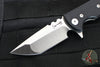Chaves Knives T.A.K. Flipper - Tanto Edge- Black G-10 Scale