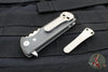 Chaves Knives T.A.K. Flipper - Tanto Edge- Black Micarta Scales