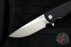 Chaves Knives Street Liberation- Drop Point - Black G-10 And Titanium Handle- Satin
