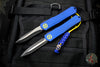 X-Men Heretic Manticore-X Series - Cyclops Edition DLC Two-Tone Double Edge OTF Auto With Special Blue Aluminum Chassis Special Harding Bead  H032-11A-CYCLOPS