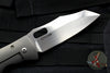 Ed Cope SR33 Blasted Titanium with Satin Finished Sheepsfoot Blade