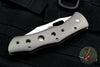 Ed Cope SR33 Blasted Titanium with Satin Finished Sheepsfoot Blade