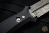 Elishewitz Custom Knives 4" Boot Dagger -Spear Point-Black Snow Finish