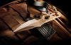 Spartan Blades Enyo Fixed Blade Knife FDE with Tan Sheath