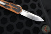 *USED* Heretic Colossus OTF Auto- Single Edge- Root Beer Handle- Stonewash Plain Edge H039-2A-RB