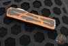 *USED* Heretic Colossus OTF Auto- Single Edge- Root Beer Handle- Stonewash Plain Edge H039-2A-RB
