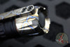 Heretic Prototype Flashlight- Flamed Titanium- Green Turbo Glow